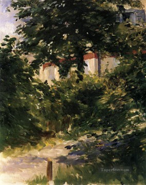 Édouard Manet Painting - Un rincón del jardín en Rueil Eduard Manet